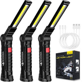 VICOODA rechargeable LED work light with magnetic base and 360-degree rotation for hands-free use.