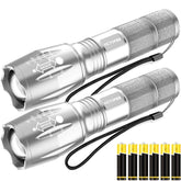 Victoper LED flashlight 2-pack compact design for easy carry