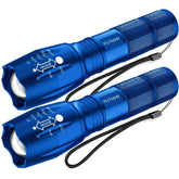 Victoper blue flashlight pair with compact design for easy everyday carry