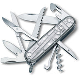 Victorinox Huntsman Silver Tech large blade for precise on-the-go cutting.