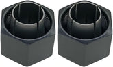 VIGORVIL 12.7mm router collet two pack for secure bit changes.