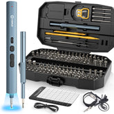 VIGRUE 155-in-1 electric screwdriver kit ready for electronics repair tasks