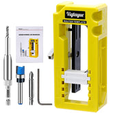 Vigtayue door hinge mortiser for precise mortises on 3-5 inch hinges.