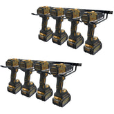 Vikerniel 2-pack drill holder mounted on wall keeps drills secure and within reach.