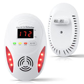 Vilfet carbon monoxide detector plug-in front view for reliable home protection.