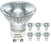 Vinaco GU10 120V 25W bulb front view, ideal for candle warmers and wax melters