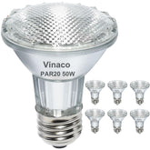 Vinaco Par20 bulbs 6-pack packshot ready for quick lighting upgrade