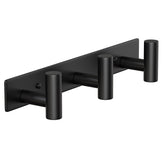 VINHOLD three-hook wall mount coat rack holding jackets and bags