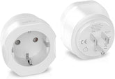 VINTAR EU to US plug adapter pack for travel, compact and convenient