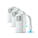 VINTAR toilet night light with 16 colors in rotation for customizable ambiance.