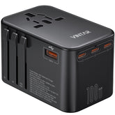 VINTAR universal travel adapter compact design for easy packing.