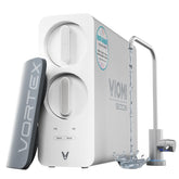 VIOMI RO Water Filtration System wide-shot under-sink setup showing space-saving design