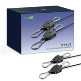 VIPARSPECTRA retractable ratchet tie down with carabiner close-up for secure mounting