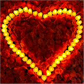 VIPbuy 7000 rose petals spread for romantic table decoration