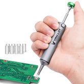 VIRALLOY Solder Sucker nozzle enables precise desoldering for clean joints.
