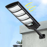 Viruhaka Solar Outdoor Lights front view showing wide LED array for exterior lighting