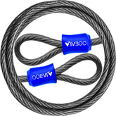 VIVBOO braided steel security cable 4ft for bikes and scooters.