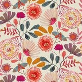 Vividpatch floral wallpaper with peel-and-stick design for quick, damage-free living room refresh.