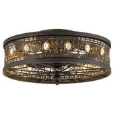 Vivlite vintage Victorian fandelier with hand-finished metalwork enriches classic living spaces.