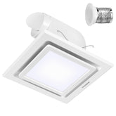 VIVOHOME bathroom exhaust fan 165CFM with light removes moisture after showers