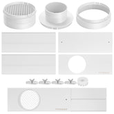VIVOSUN window vent kit showing durable PVC construction for long lasting use
