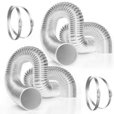 VIVOSUN 6-inch aluminum ducting for flexible HVAC airflow