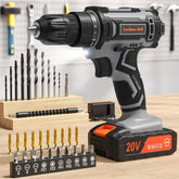 VIWKO cordless drill 20V with compact design for easy handling in tight spaces