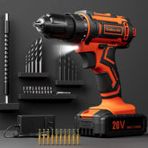 VIWKO cordless drill set with compact design ideal for quick home repairs.