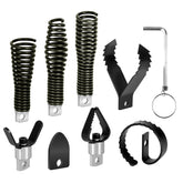 Viybtue 8 piece drain snake drill attachment kit ready for reliable clog removal