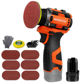 Vkndoynt Brushless Small Sander with 36 papers for fast material removal and prep.