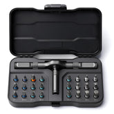 VMAN ratchet screwdriver set 24-in-1 with ergonomic handle for precise control.