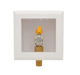 VN Infinite quality gas outlet box front view highlights durable ABS housing for secure residential installs.