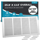 VOISEN return air grille on sidewall for efficient airflow.
