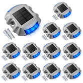 VOLISUN deck lights blue glow along steps for safer night access