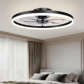 VOLISUN low-profile fandelier with remote for compact bedrooms