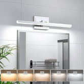 VOLISUN modern vanity light over mirror provides adjustable brightness for makeup