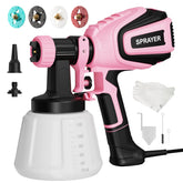 VONFORN VF803 pink paint sprayer front view for precise furniture coating.