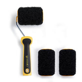 Voomey roller cover 4-inch set delivering even coverage on large drywall areas