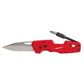 VORAGA SHISHUVIN folding knife blade deployed for quick on-site cutting tasks.