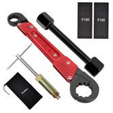 Vorhixa angle stop wrench enabling quick compression stop replacements.