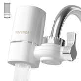 Vortopt faucet water filter installation shows quick setup and improved water taste.