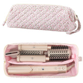 Voryssent quilted travel bag front view showcases stylish organization for on the go.