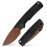Vosteed Porcupine blade close-up with copper dune finish for precise cuts