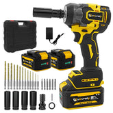 VOVRELY cordless impact wrench torque image highlights 650 N.m power for tough fasteners.