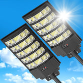 VowelsOne 8000W solar street light outdoor provides broad illumination for driveways.