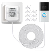 Voyaux 24V doorbell transformer front view for reliable power to Ring doorbells