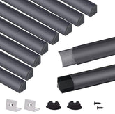 VST LED channel 3-3ft V-shape diffuser for even lighting.