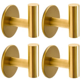 Vuzvuv brushed gold hook close-up highlighting durable stainless finish