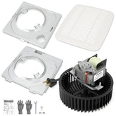Vvoo RE70BN motor and blower assembly for quiet 70 CFM bathroom ventilation