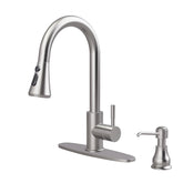 VXV kitchen faucet with pull-down sprayer for efficient meals.